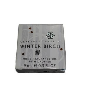 Crabtree & Evelyn 0.30 Fl Oz Winter Birch Home Fragrance Oil With Dropper (New)